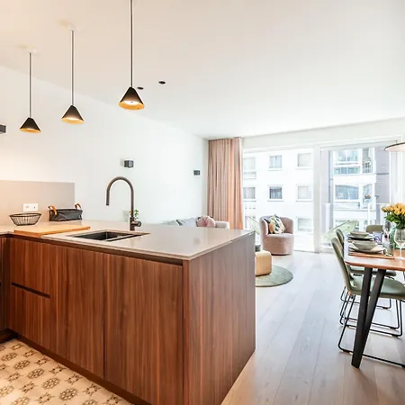 Апартаменты Near Dunes And In Zeedijk, Cleaning Included Коксейде